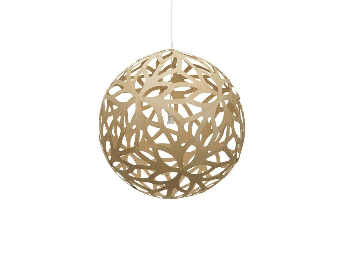 David Trubridge – Floral Taklampa Ø100 Bamboo