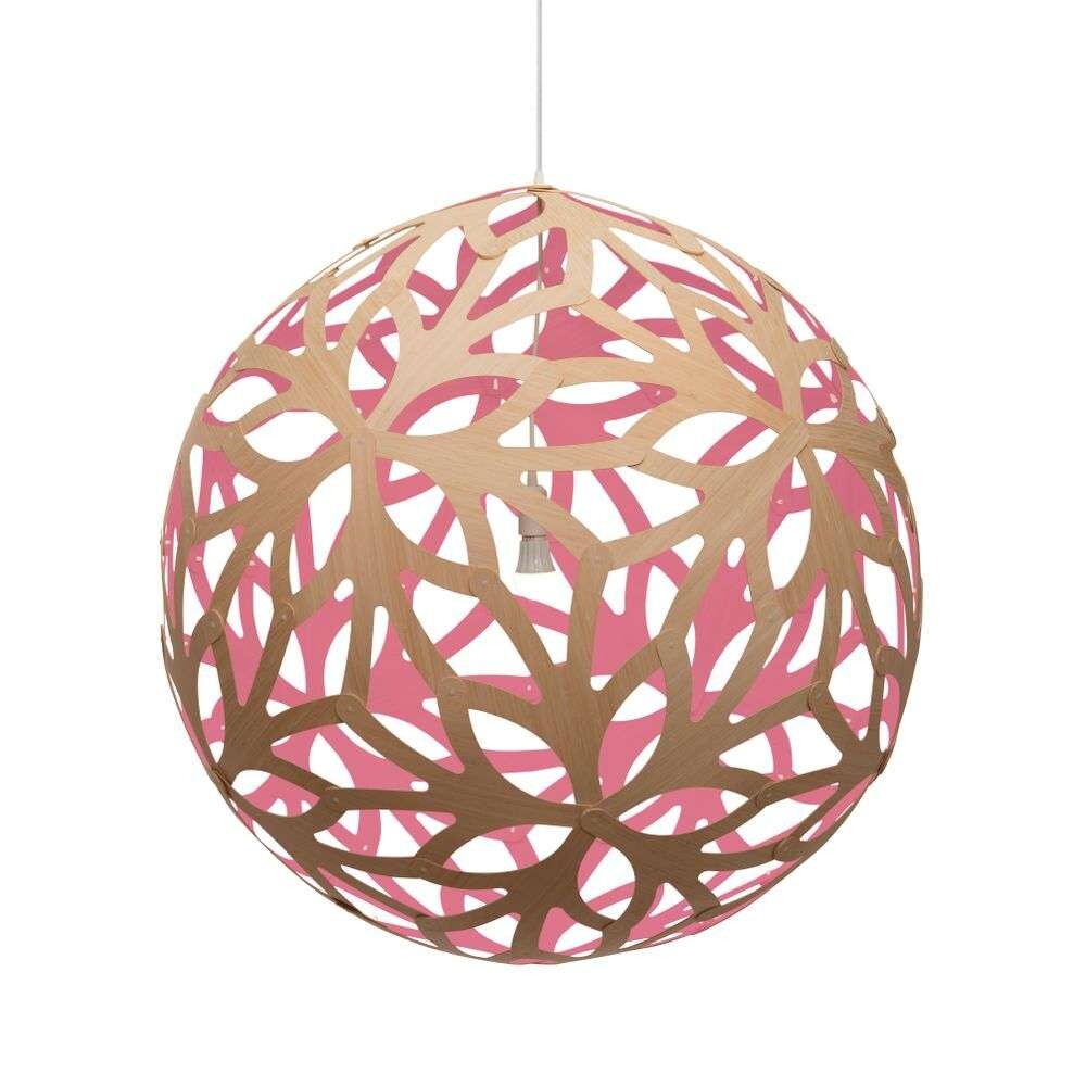 David Trubridge – Floral Taklampa Ø100 Rosa