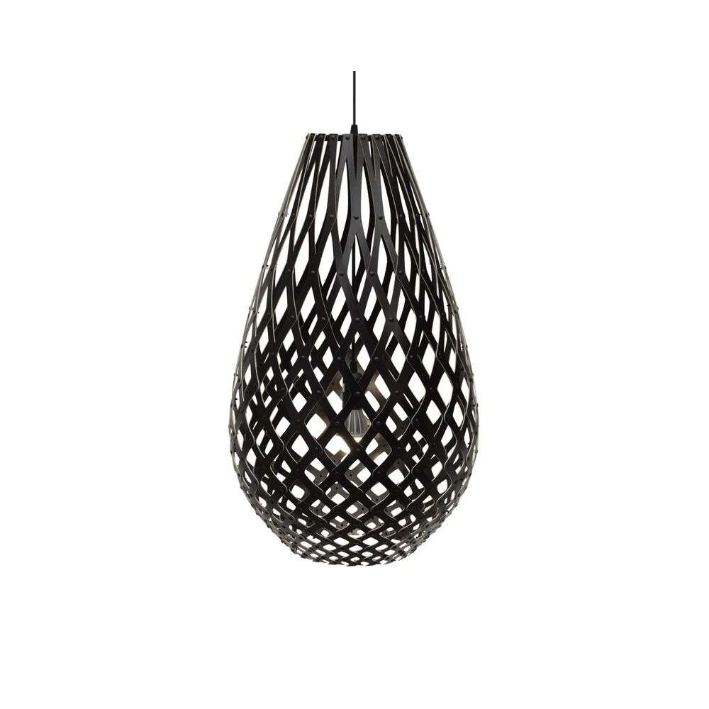 David Trubridge – Koura Taklampa H100 Svart 2 Sidor