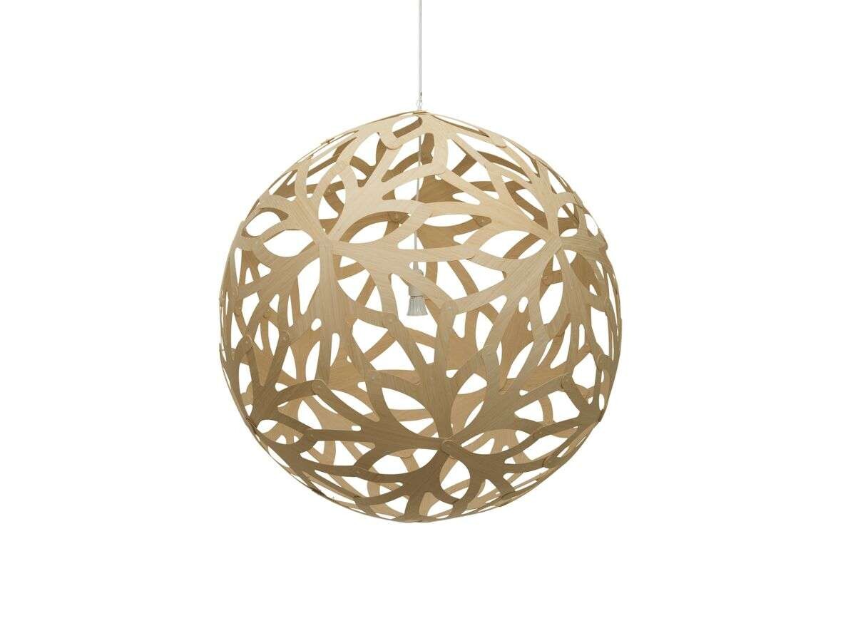 David Trubridge – Floral Taklampa Ø120 Bamboo