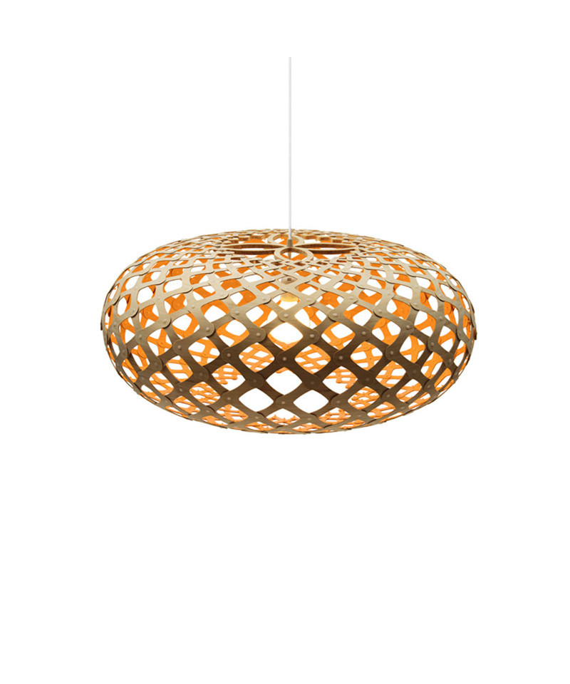 Kina Orange Pendel Ø80 David Trubridge