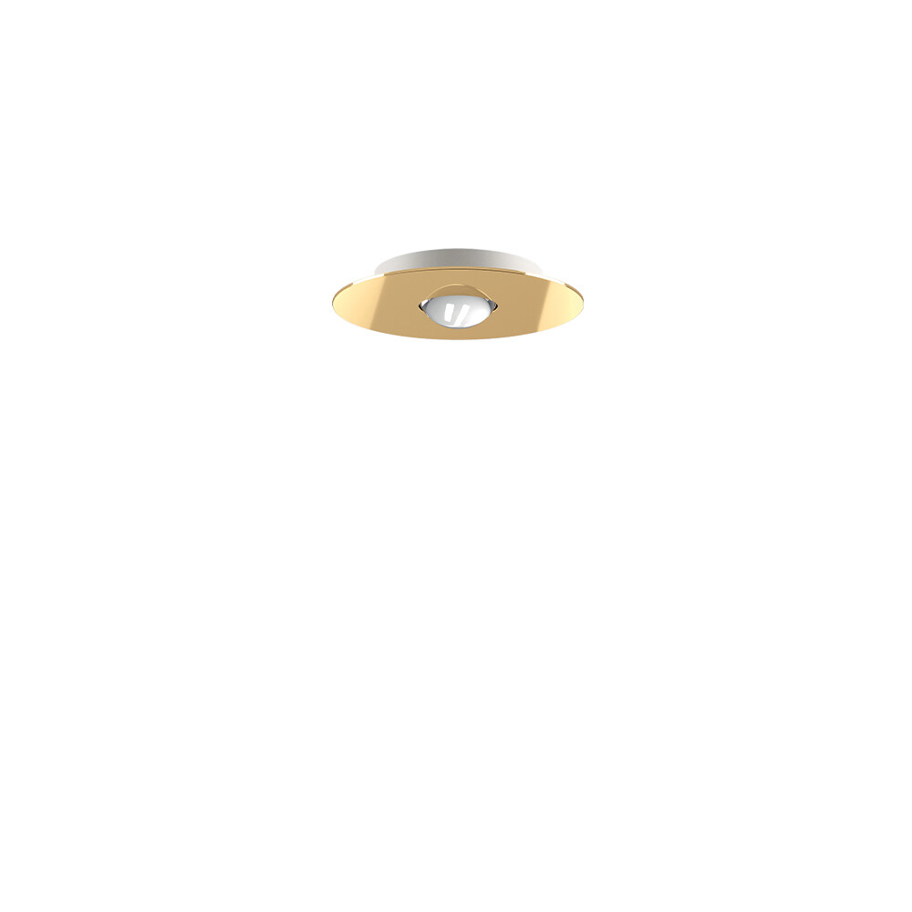 Lodes – Bugia Single Plafond 2700K Guld Studio Italia