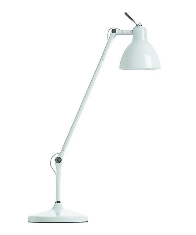 Luxy T1 Bordlampe Hvid/Mat Hvid Skærm - Rotaliana