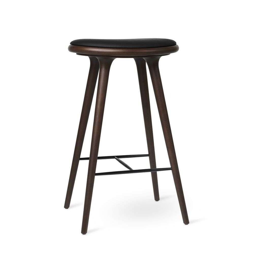 Image of Mater - High Stool H74 Dark Stained Beech