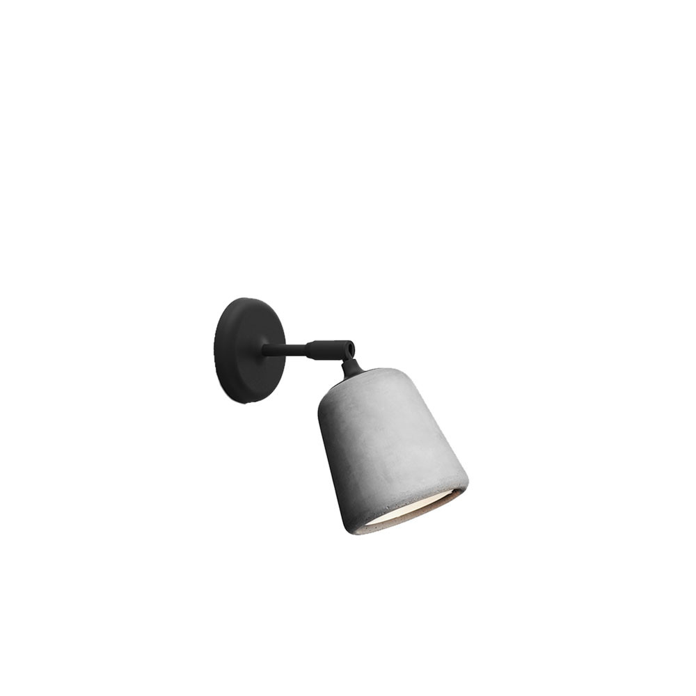 New Works – Material Vägglampa Light Grey Concrete