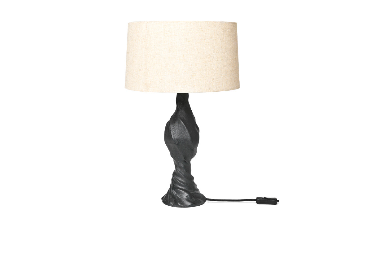 Ferm Living – Moltan Bordslampa Black/Natural