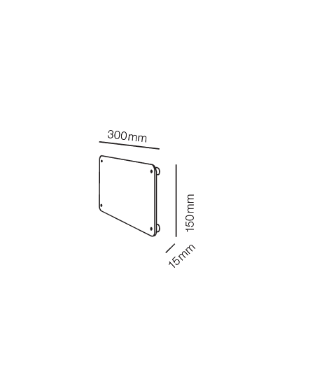 Light Point – Rørhat Namnskylt 15×30 Rostfrit Stål