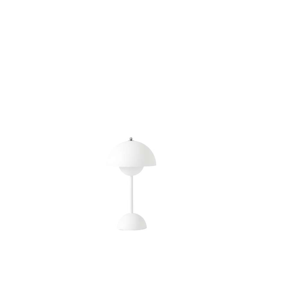 Flowerpot VP9 Portable Bordslampa Matt White -&Tradition Mat Vit